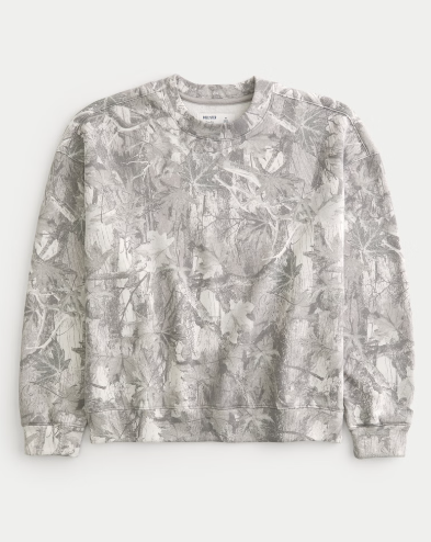 Unisex Camo Crew Sweatshirt
